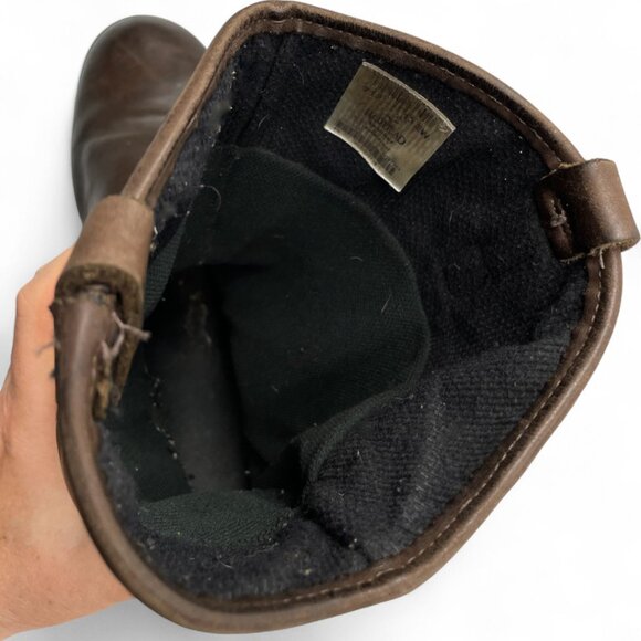 Red Head Leather Waterproof Roper Western Cowboy Biker Work Boots Men's 13 E - Picture 10 of 13